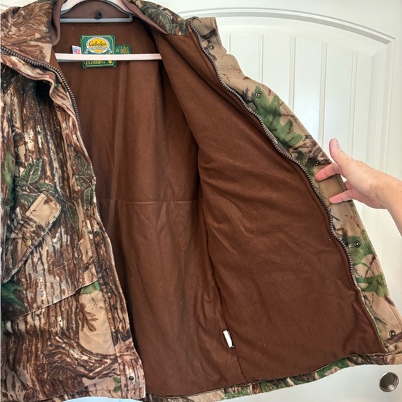 Cabelas Whitetail Gore-Tex Realtree Camo Hunting Jacket Men’s large tall - Picture 6 of 9